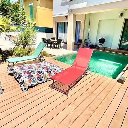 Modern With Jacuzzi Garden Saint-raphael 别墅 Saint-Raphaël